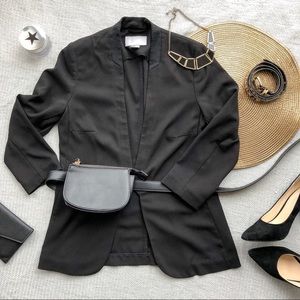 Chic Black Blazer 3/4 length